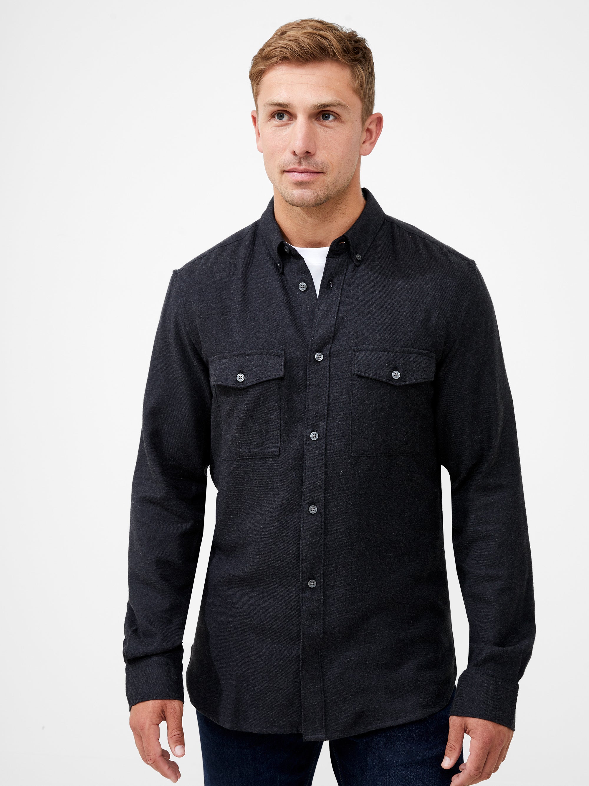 Flannel 2 Pocket Long Sleeve Shirt