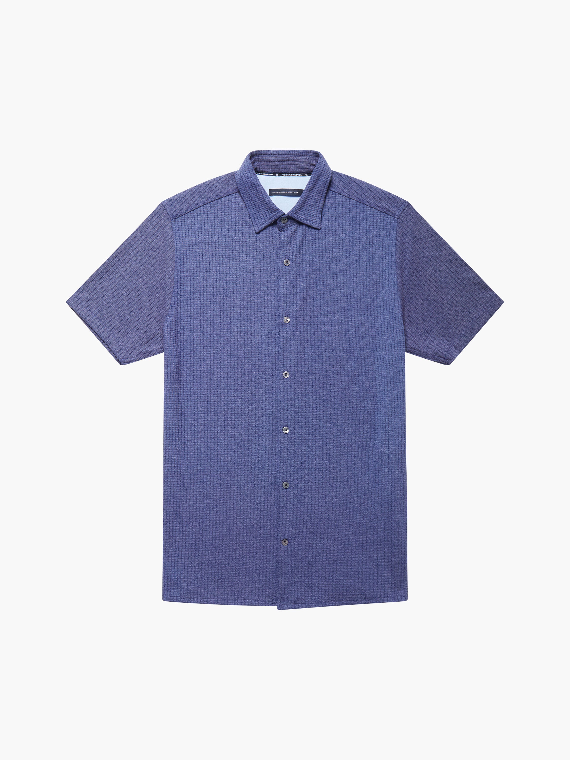 Ladder Texture Jersey Shirt