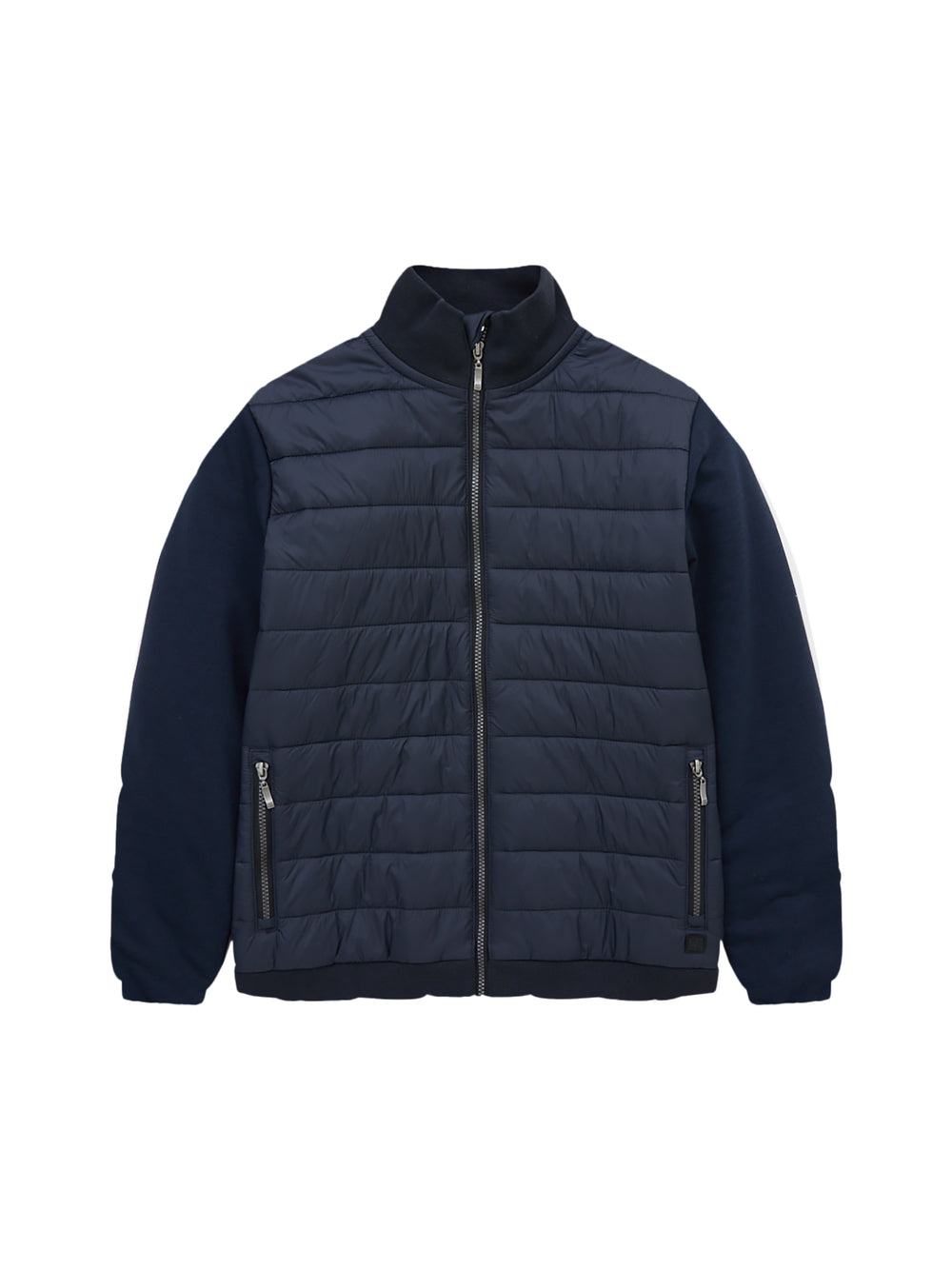 Hybrid Bomber Jacket Navy | French Connection UK