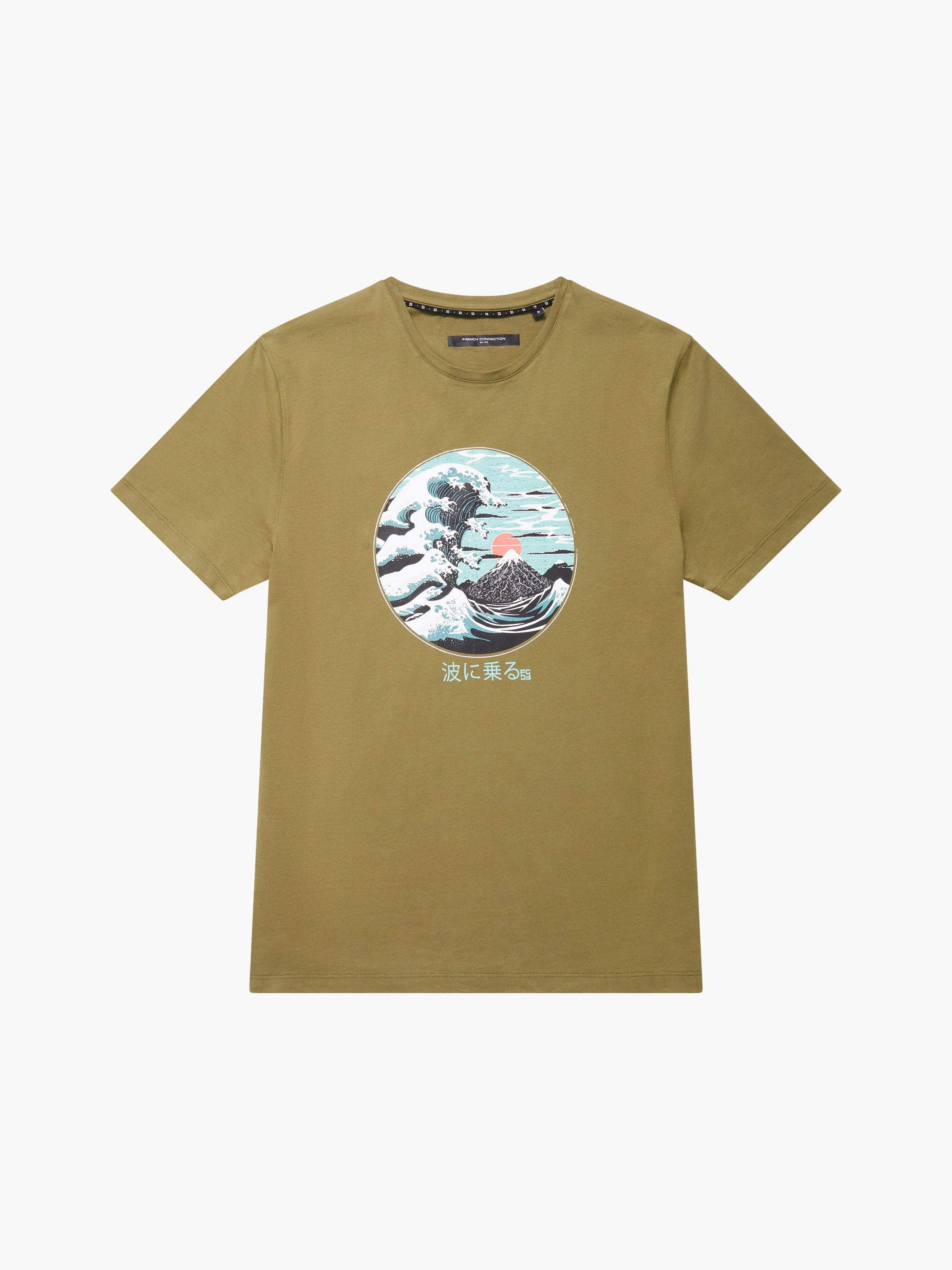 Great Wave Organic Graphic T-Shirt