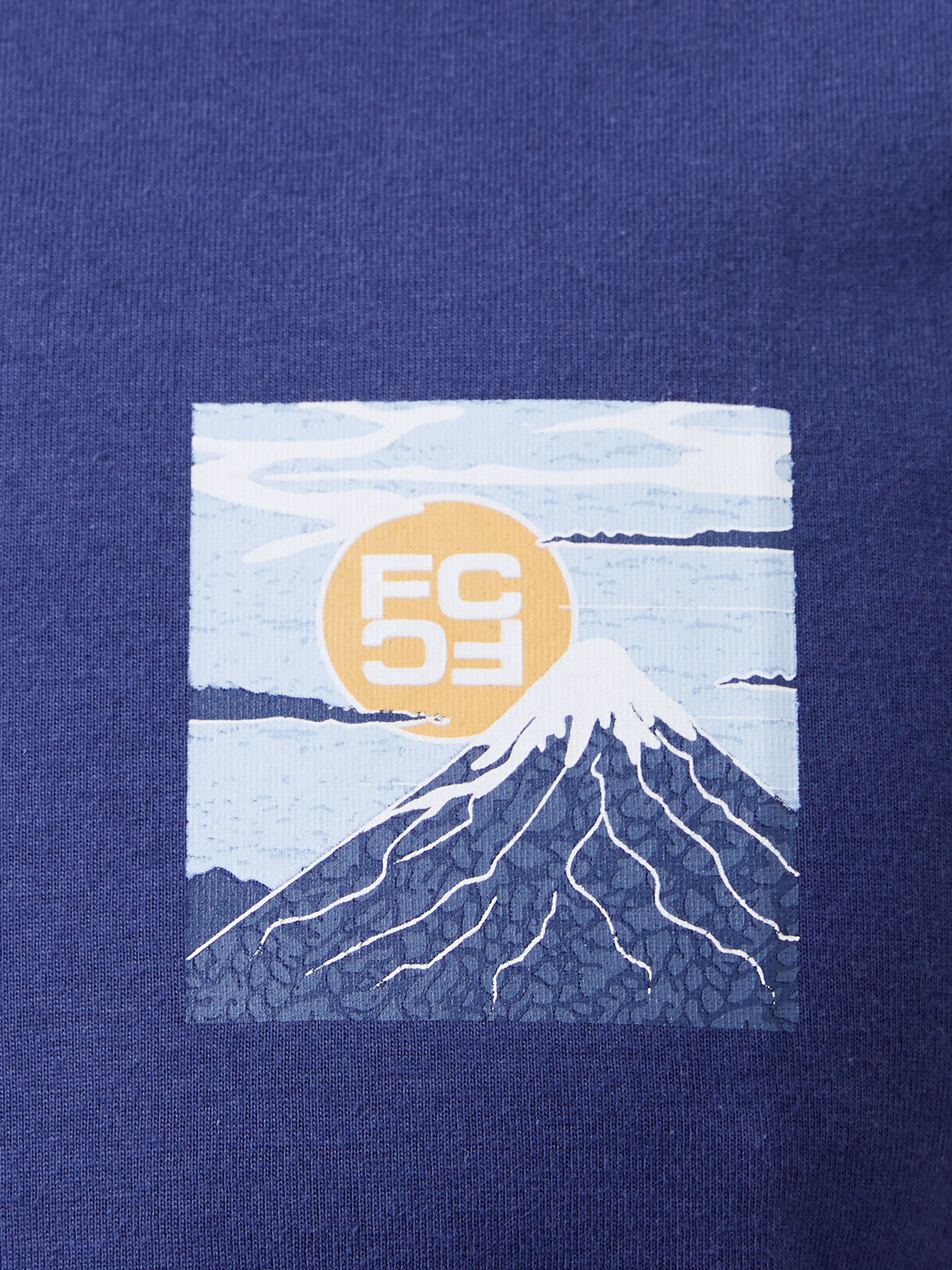 Mount Fuji Organic Graphic T-Shirt