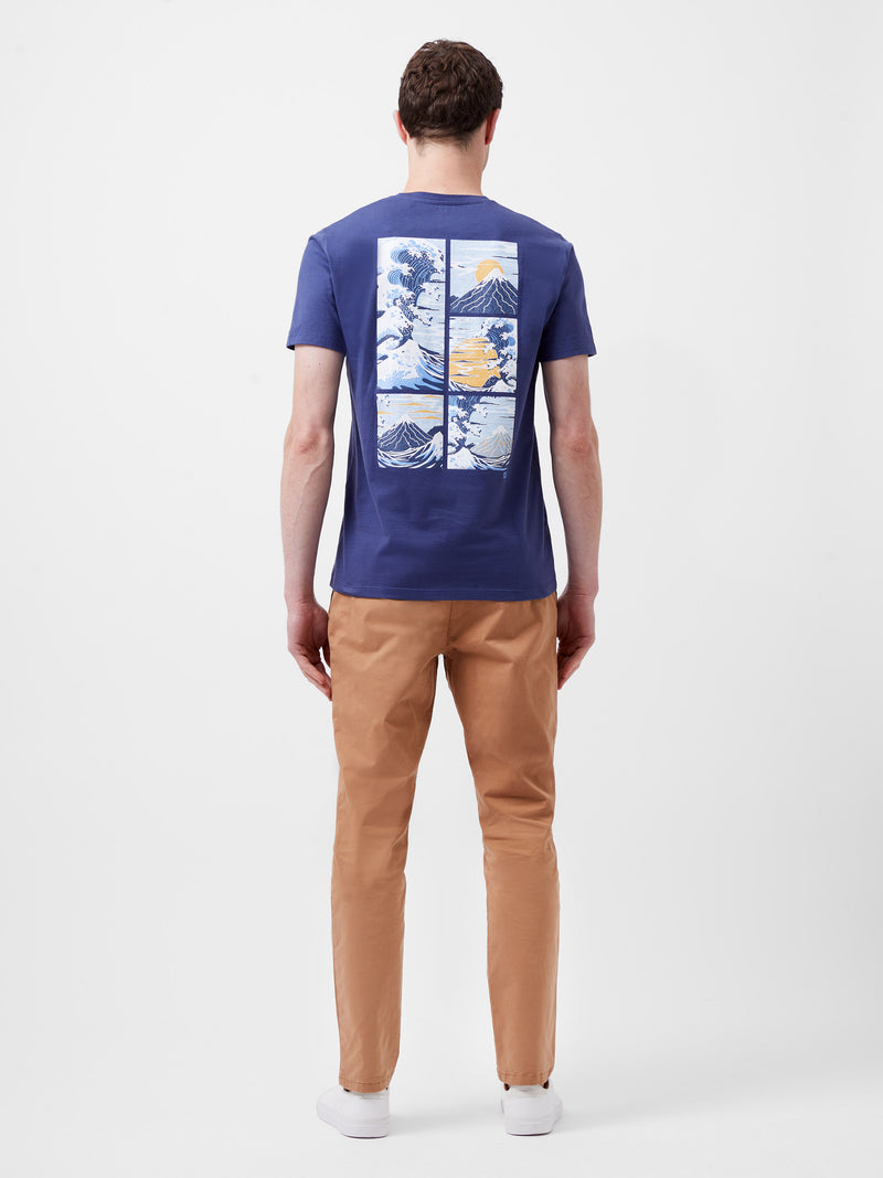 Mount Fuji Organic Graphic T-Shirt