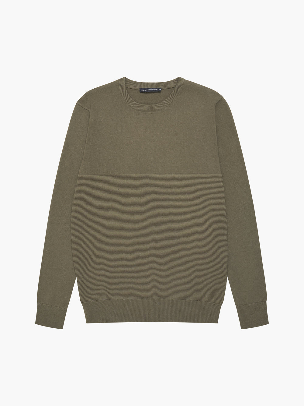 Engineered Ottoman Jumper Ivy Green | French Connection UK