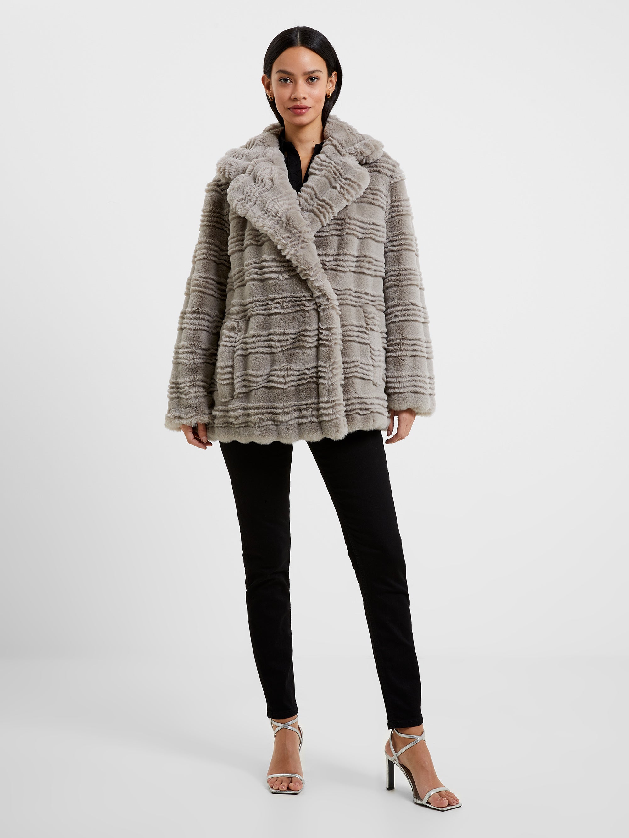 Daryn Faux Fur Short Coat