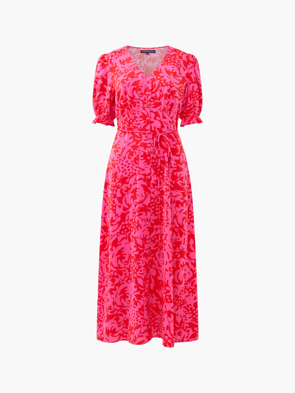Midi Tea Dress Fushia/Desert Rose | French Connection UK