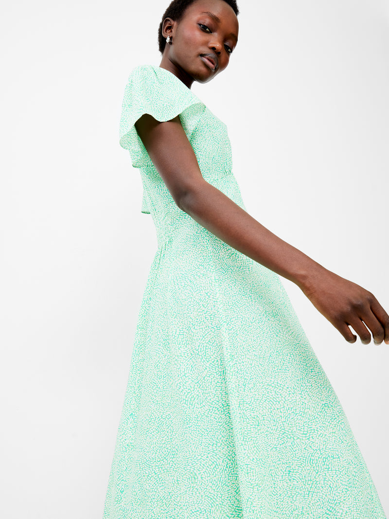 Mint green midi dress online