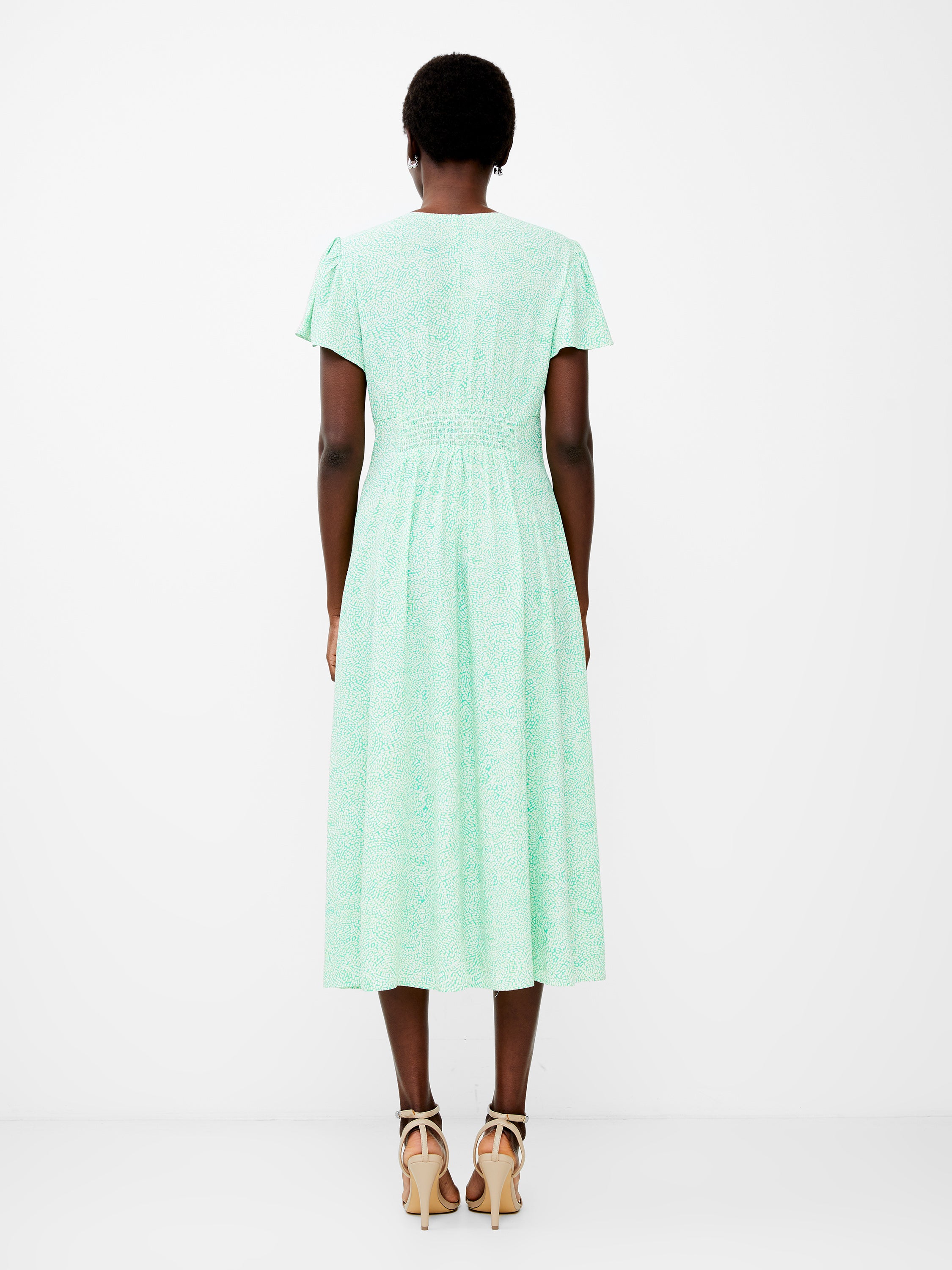 Bernice V-Neck Tea Dress