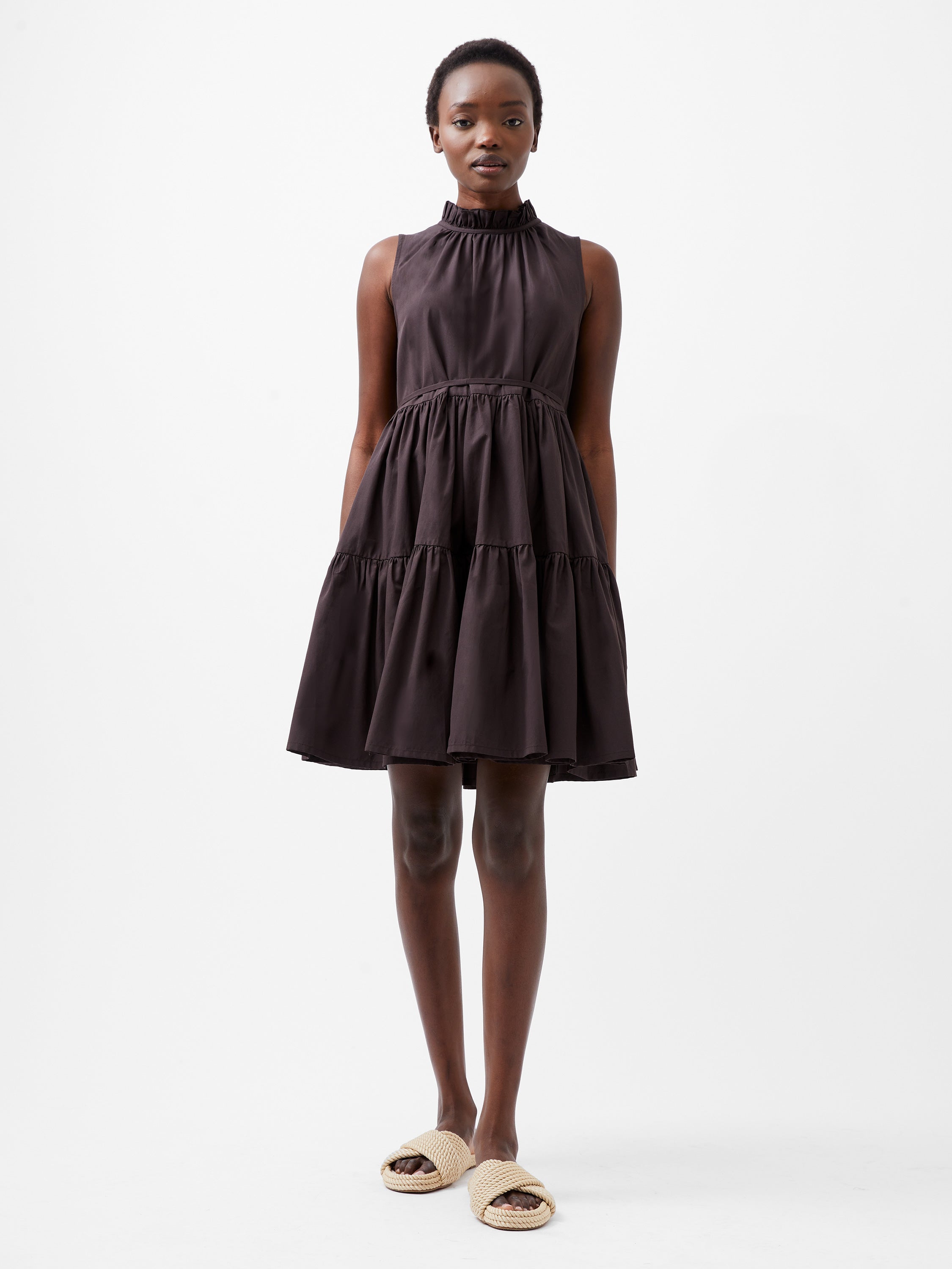 Era Poplin Sleeveless Mini Dress