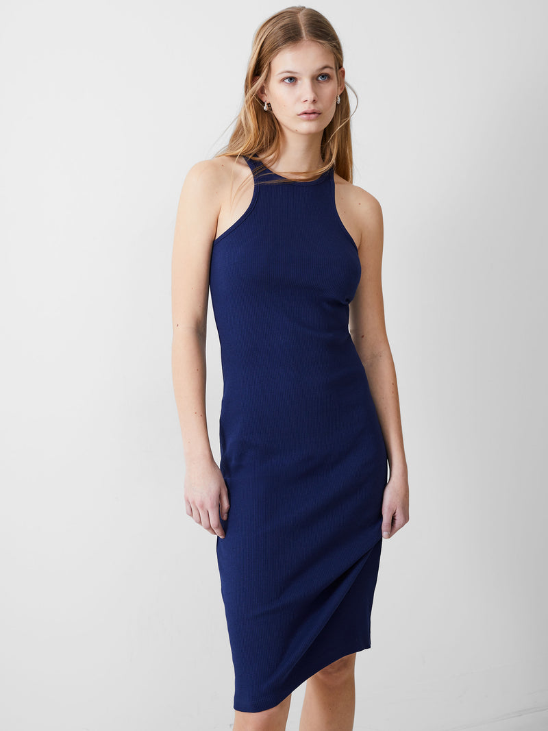 Ribbed Racer Dress