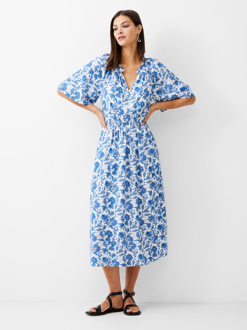 Cosette Smock Waist Midi Dress