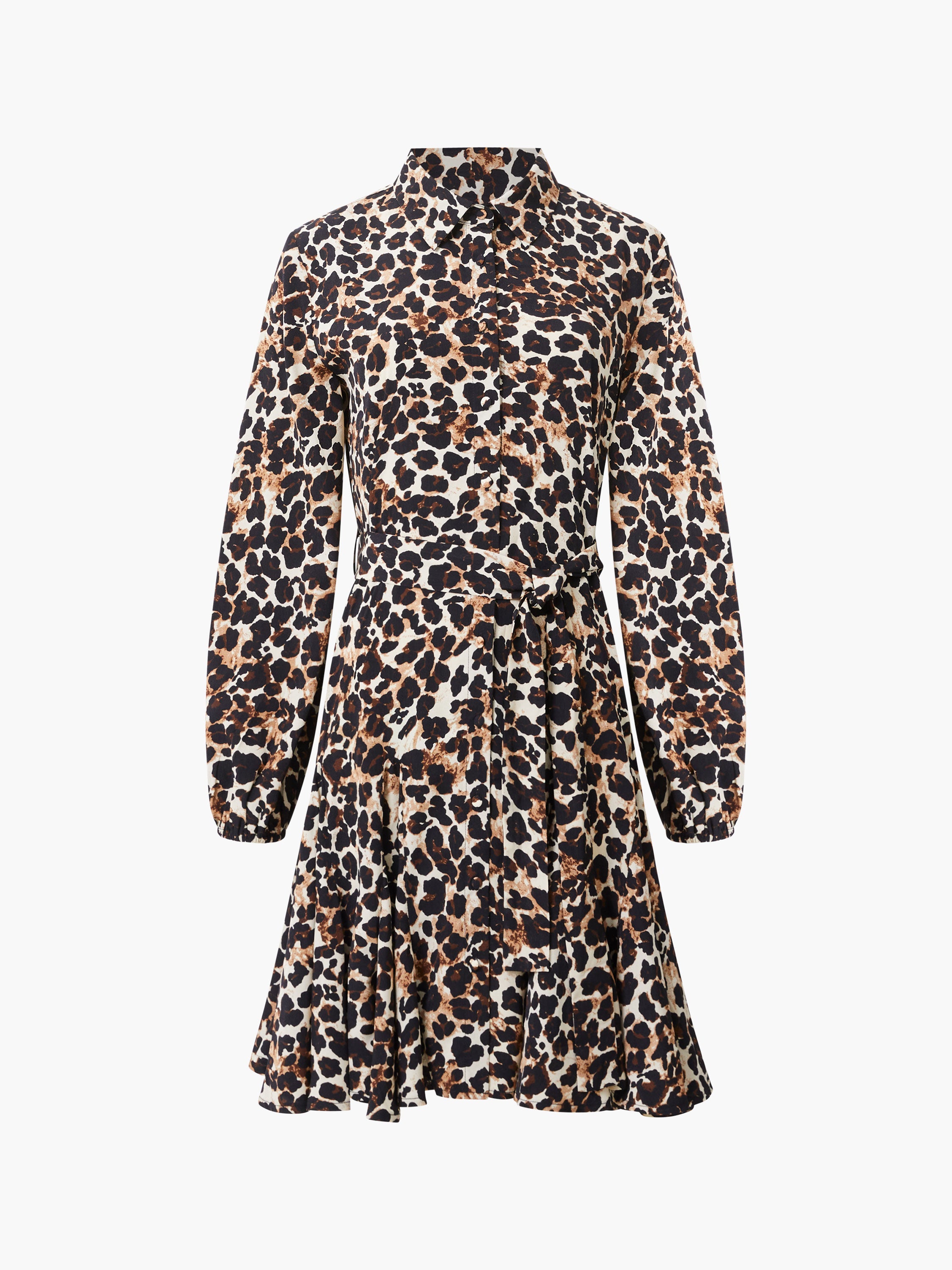 Leopard Print Swing Dress