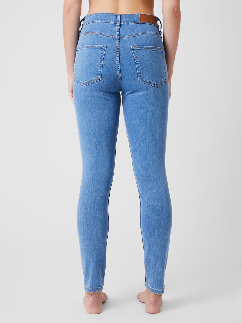 Soft Stretch Denim High Rise Skinny Jeans 30 Inch