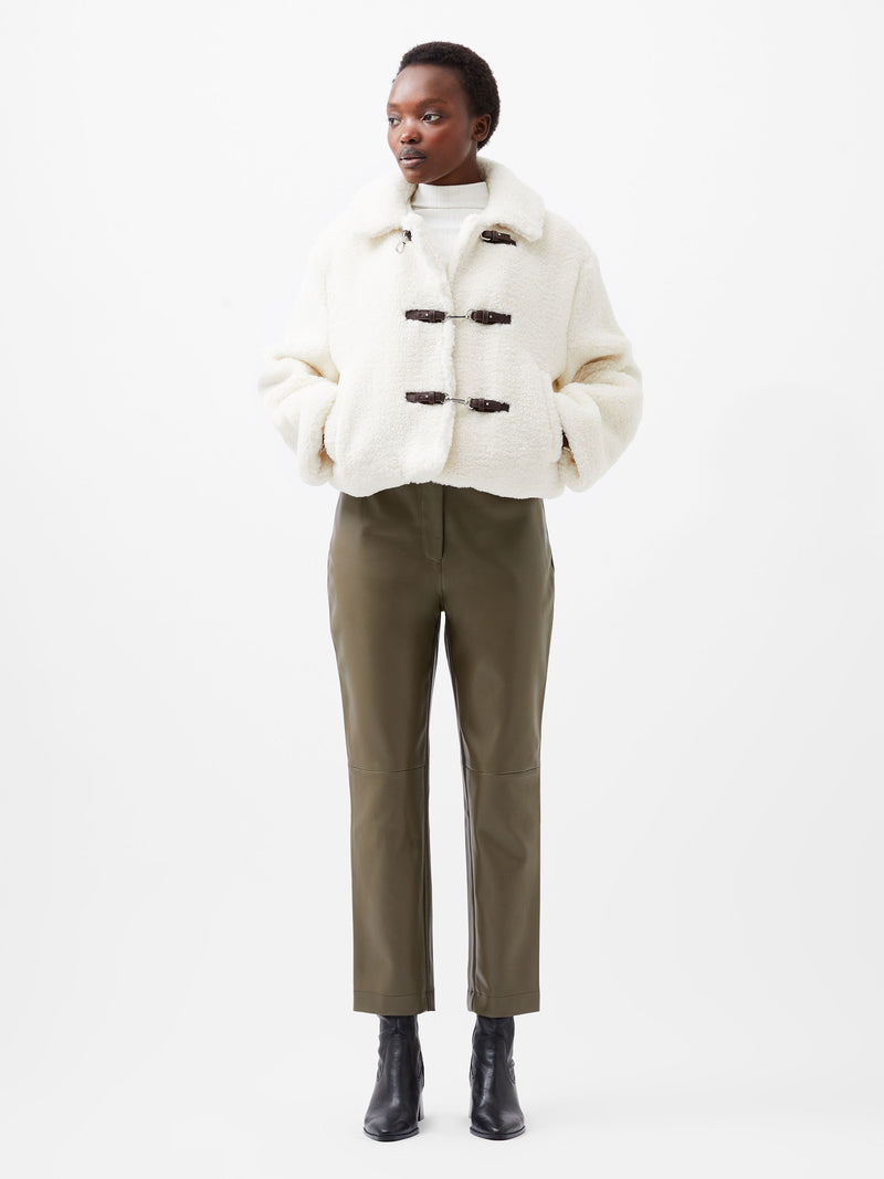 French connection shearling jacket hotsell