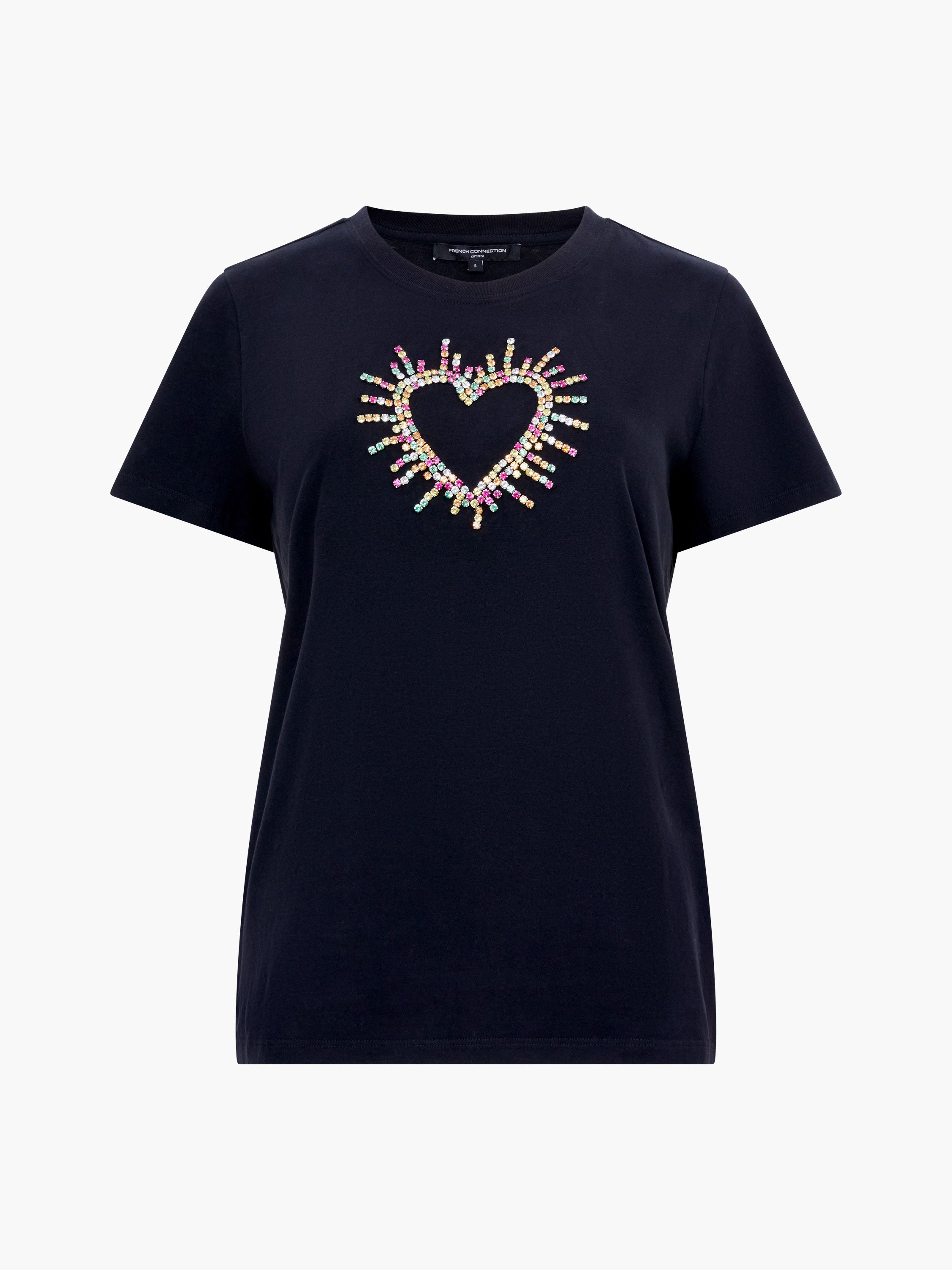 Heart Embellished T-Shirt