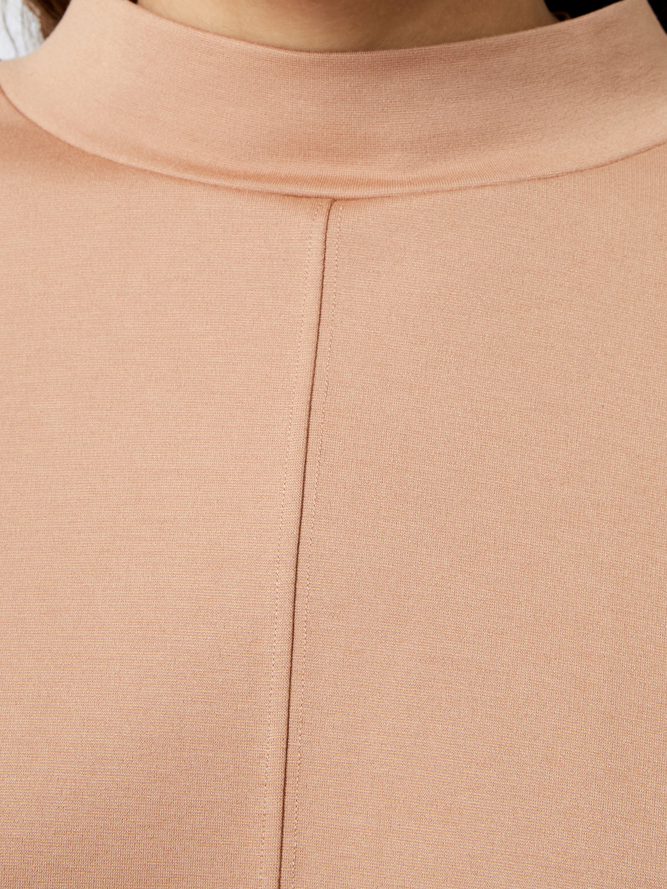 Turtleneck Cut Long Sleeve Top