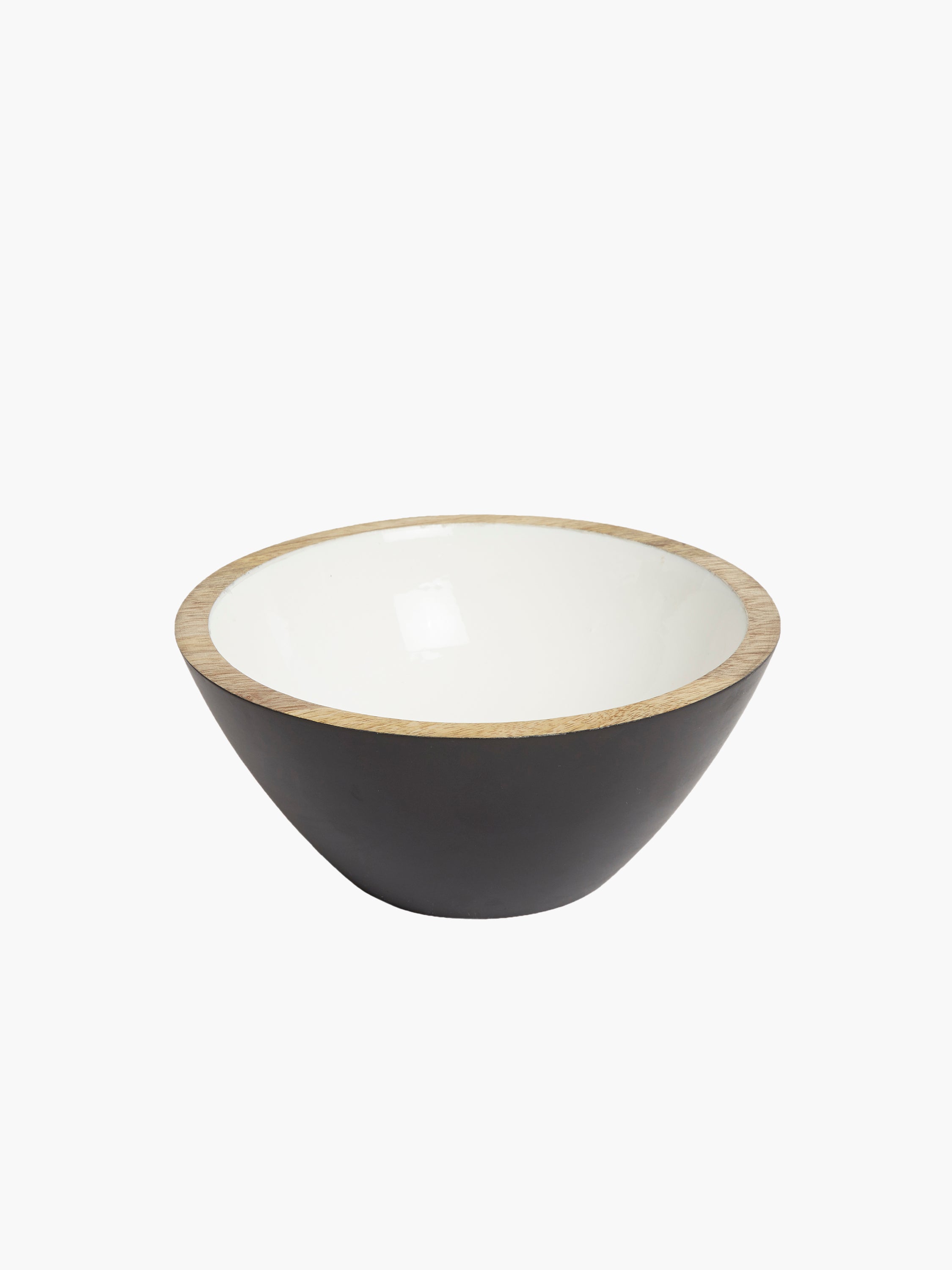 Yin Yang Large Wooden Bowl