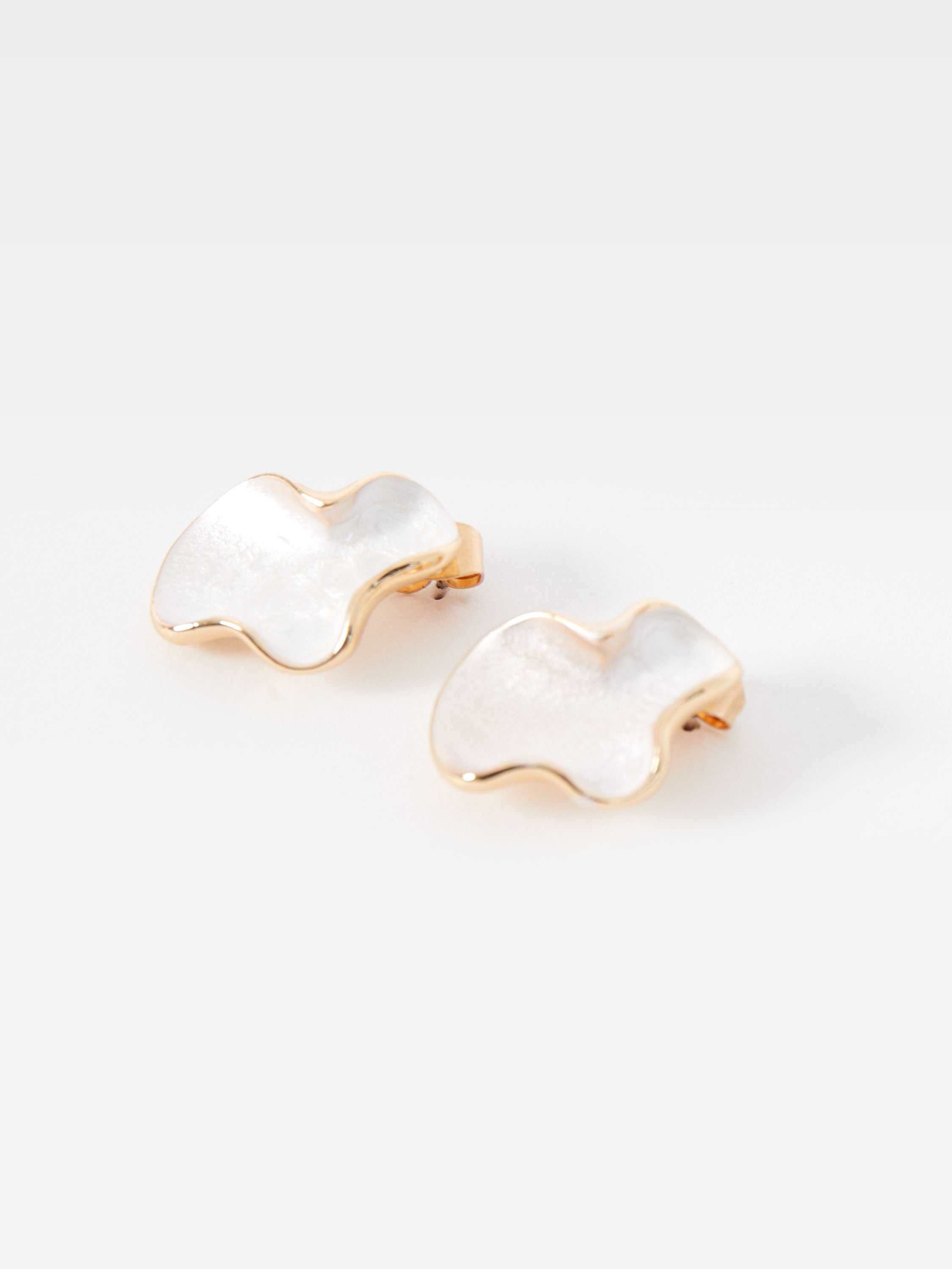 Irregular Oval Earrings