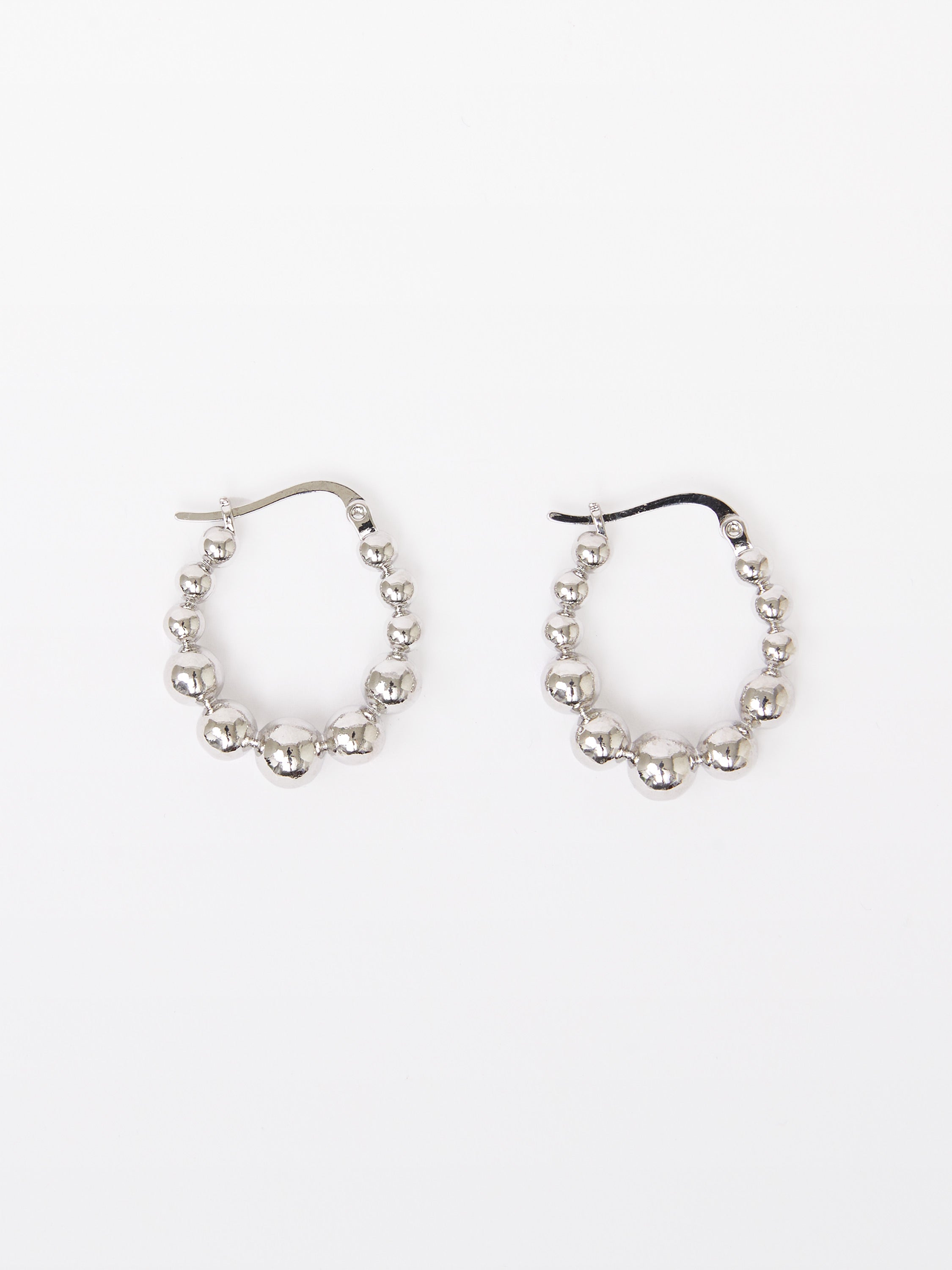 Multi Ball Hoop Earrings