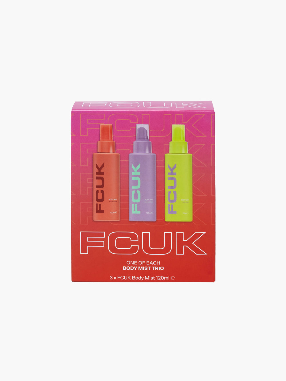 FCUK One Of Each Body Mist Gift Set Ecru | French Connection UK