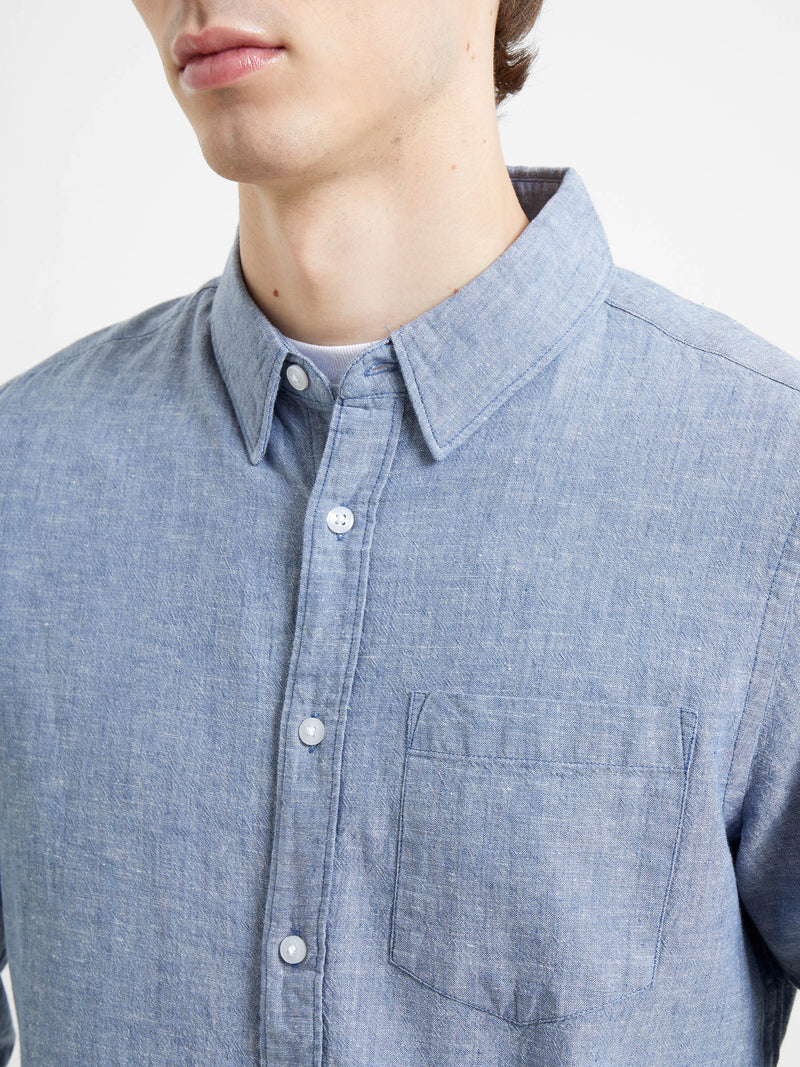 Chambray Shirt Blue | French Connection UK