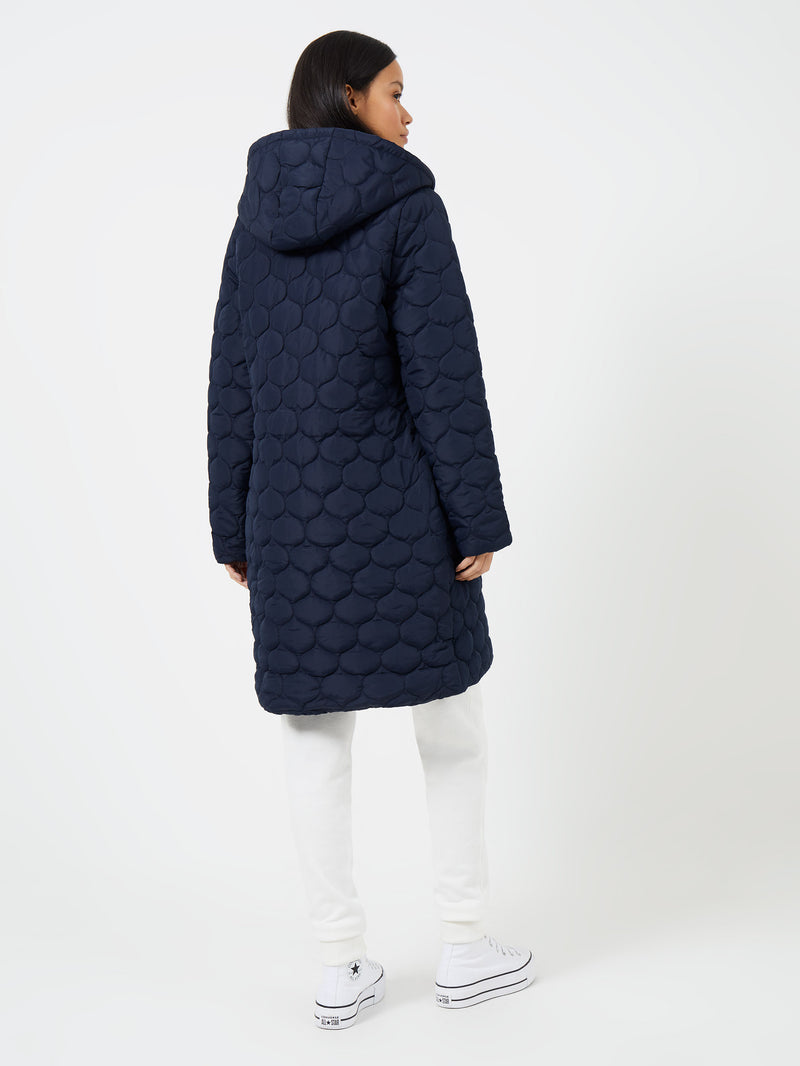 Onion Puffer Coat Dark Navy | French Connection UK