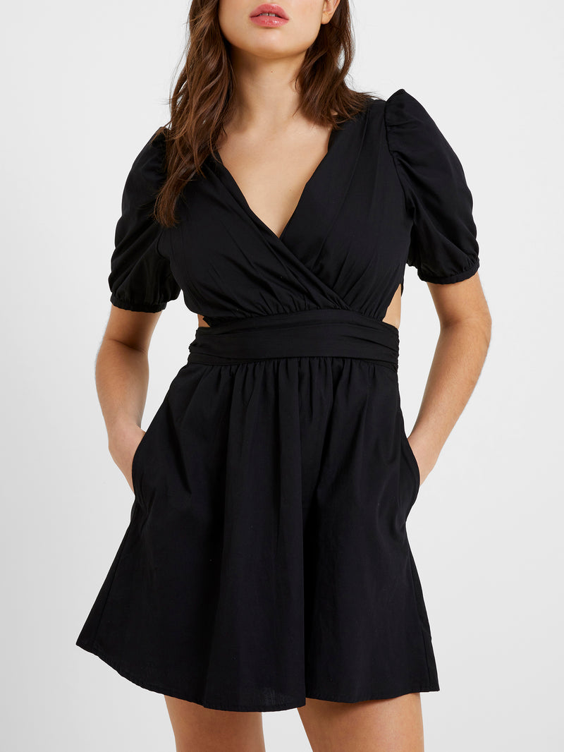 French connection clearance black wrap dress