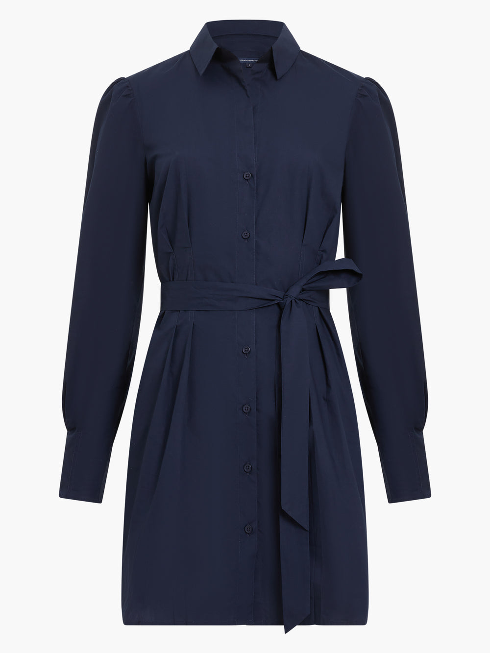 Rhodes Long Sleeve Shirt Dress Marine | French Connection UK