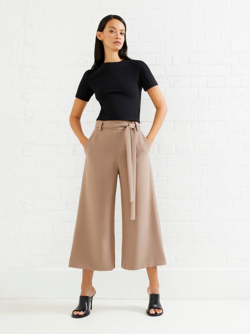 Whisper Belted Culottes | French Connection UK