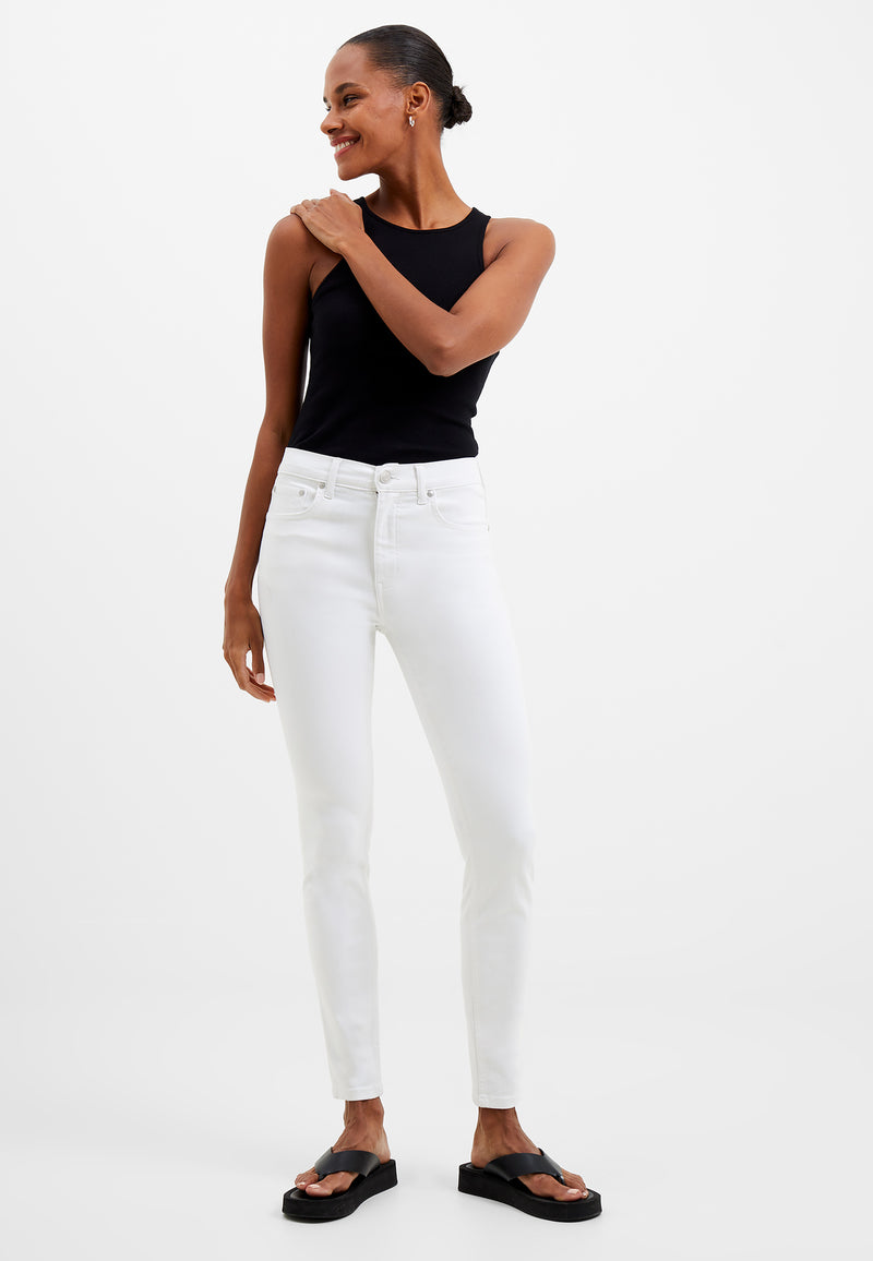 Rebound Response Skinny Jeans 30 Inch White | French Connection UK