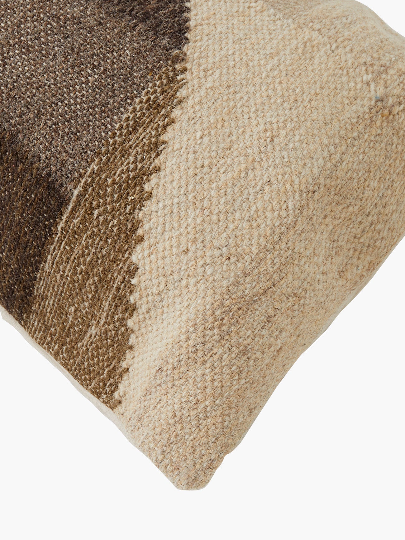 Patch Brown Textured Cushion