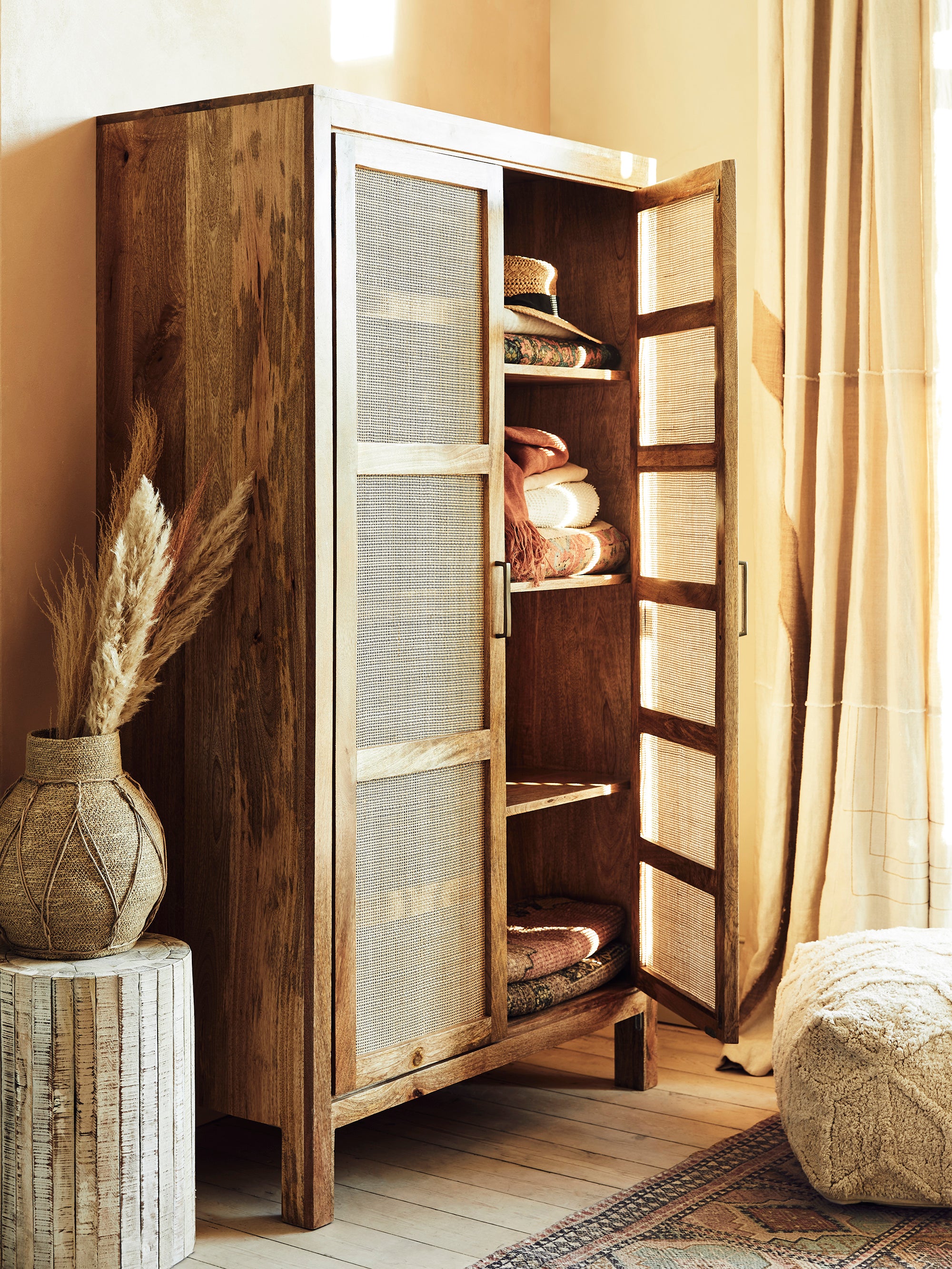 Rattan Wardrobe