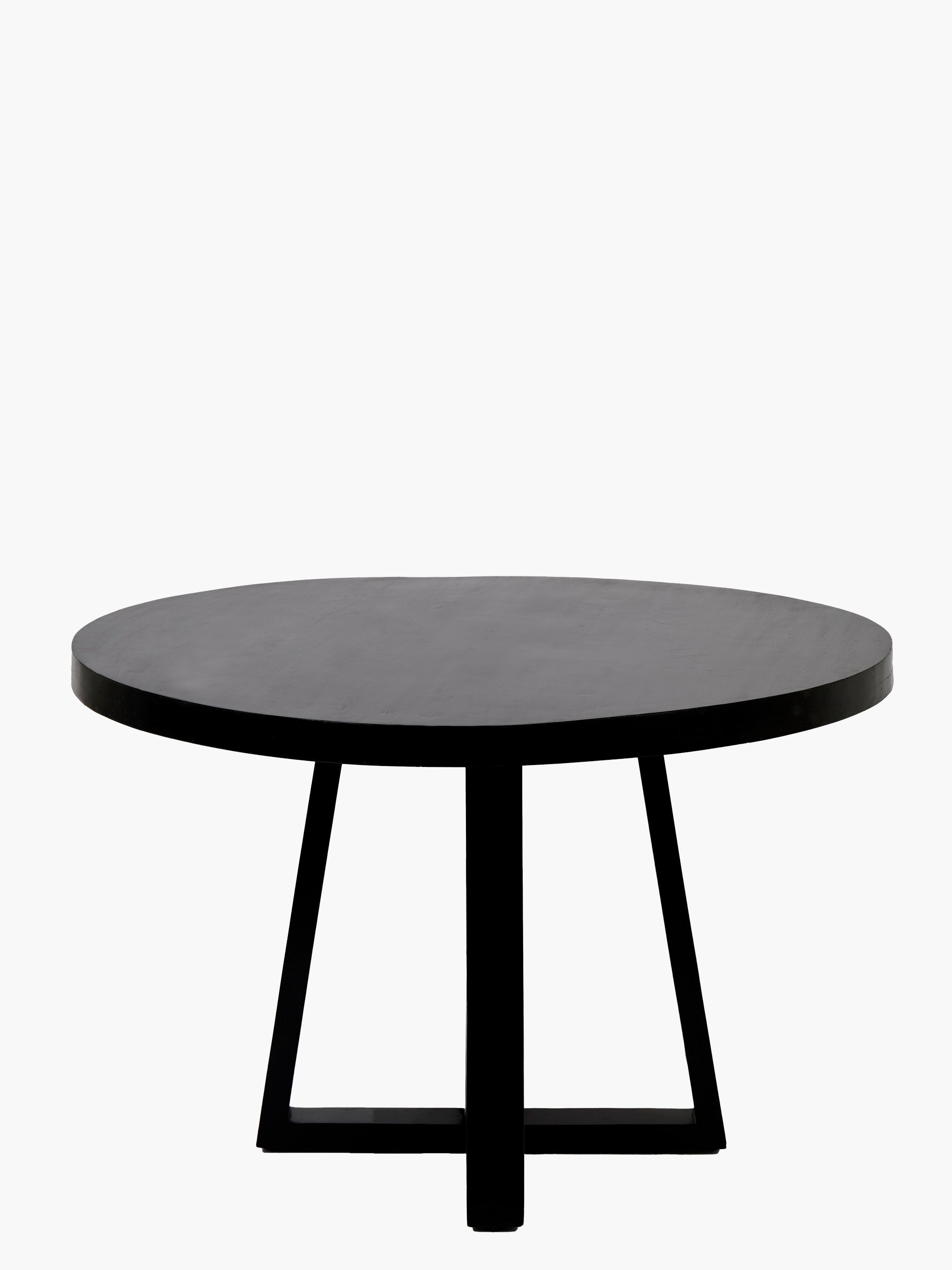 Black Round Dining Table