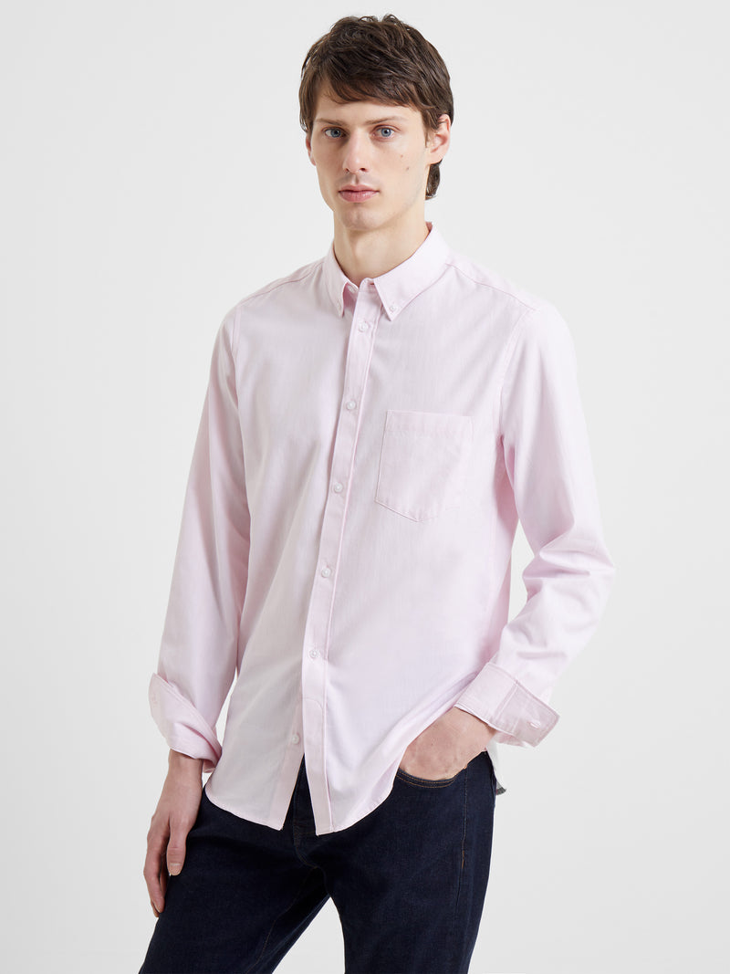 Oxford Long Sleeve Shirt Soft Pink | French Connection UK