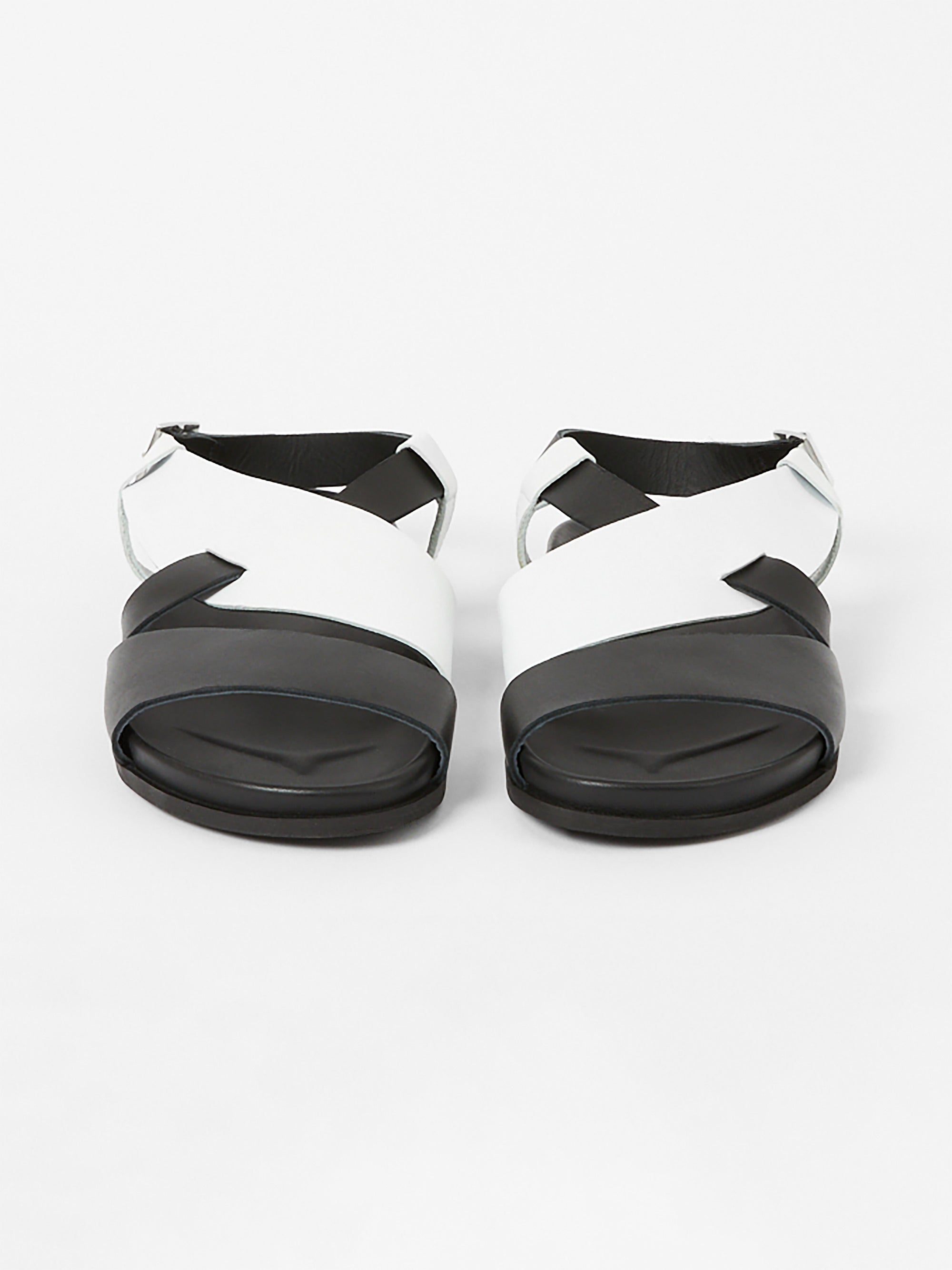 S+W x Branca Asymmetric Footbed Sandals