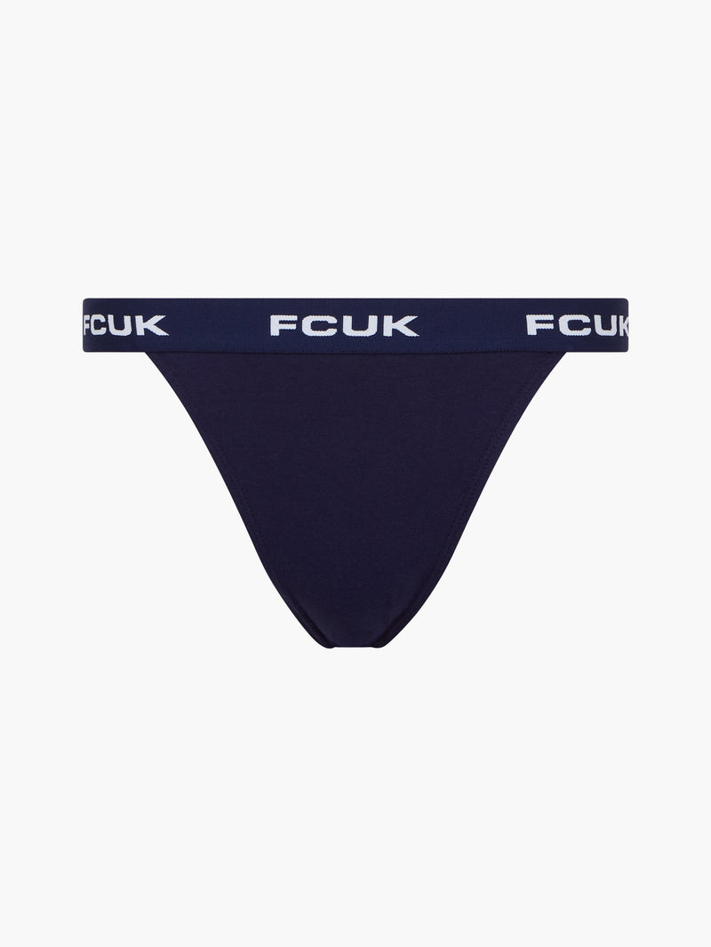 3 Pack FCUK Logo Tanga Briefs